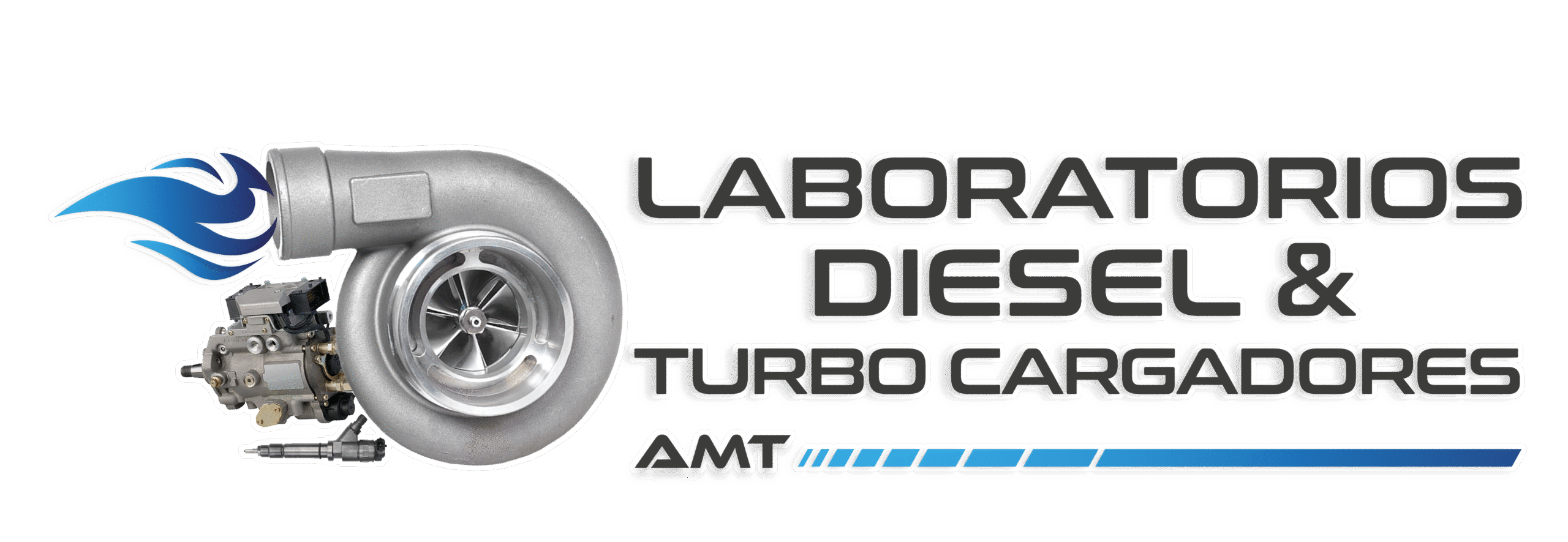 LOGOTIPO LABORATORIOS DIESEL Y TURBOCARGADORES AMT_ CONTORNO